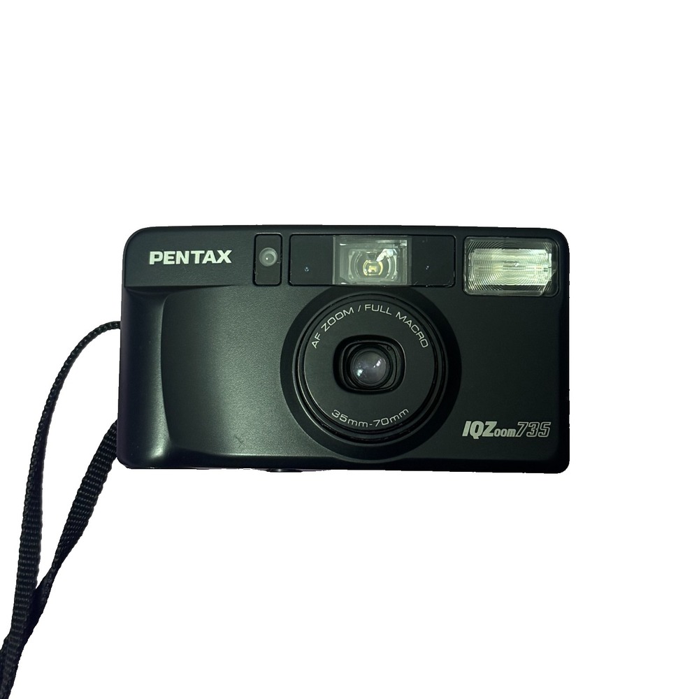 VGC Pentax IQZoom 735 Built-in Flash Autofocus 35mm Point & Shoot Film Camera